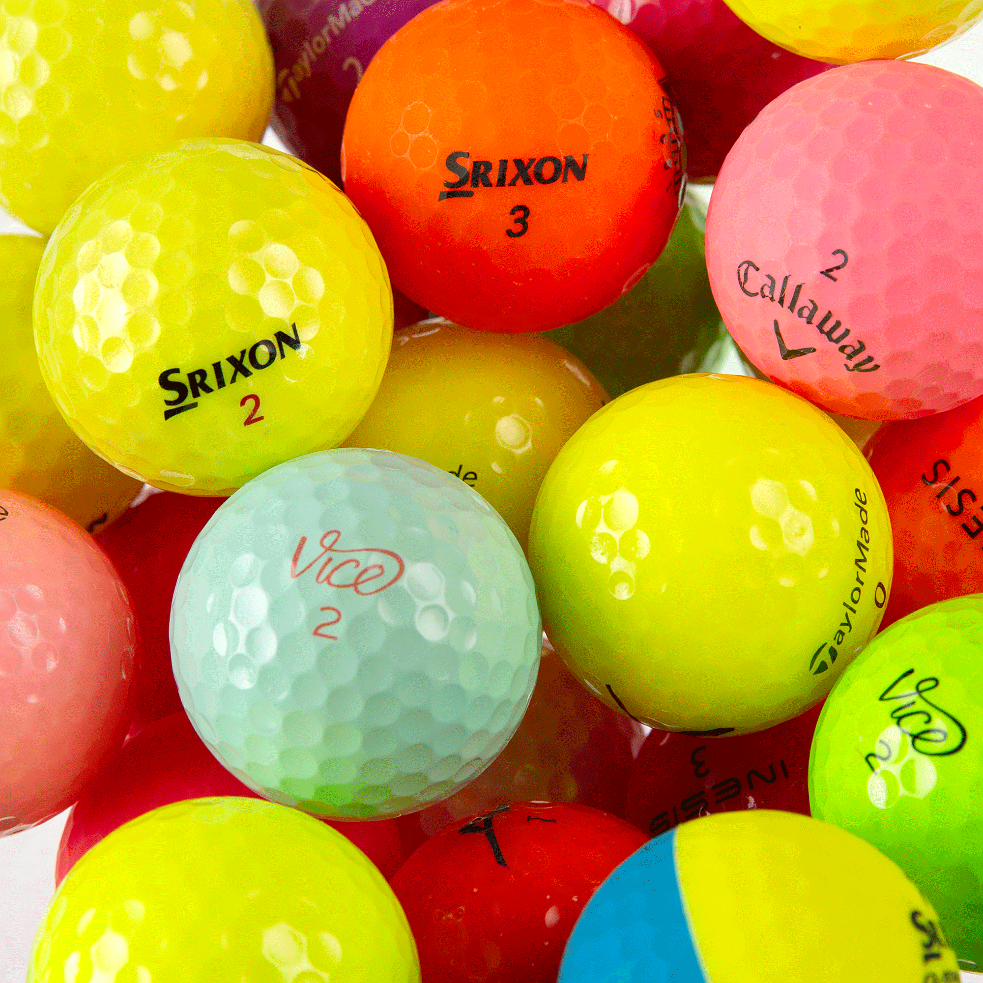 Lot de balles de couleur - Mix couleur - Mix marques