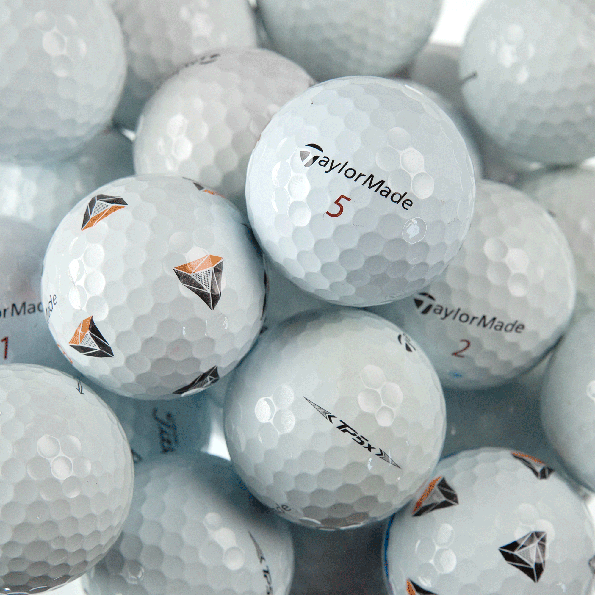 PACK TAYLORMADE - 12 Tp5 4A, 12 Tp5x 4A, 24 Taylormade Mix 4A, 100 Mix Titleist 2A