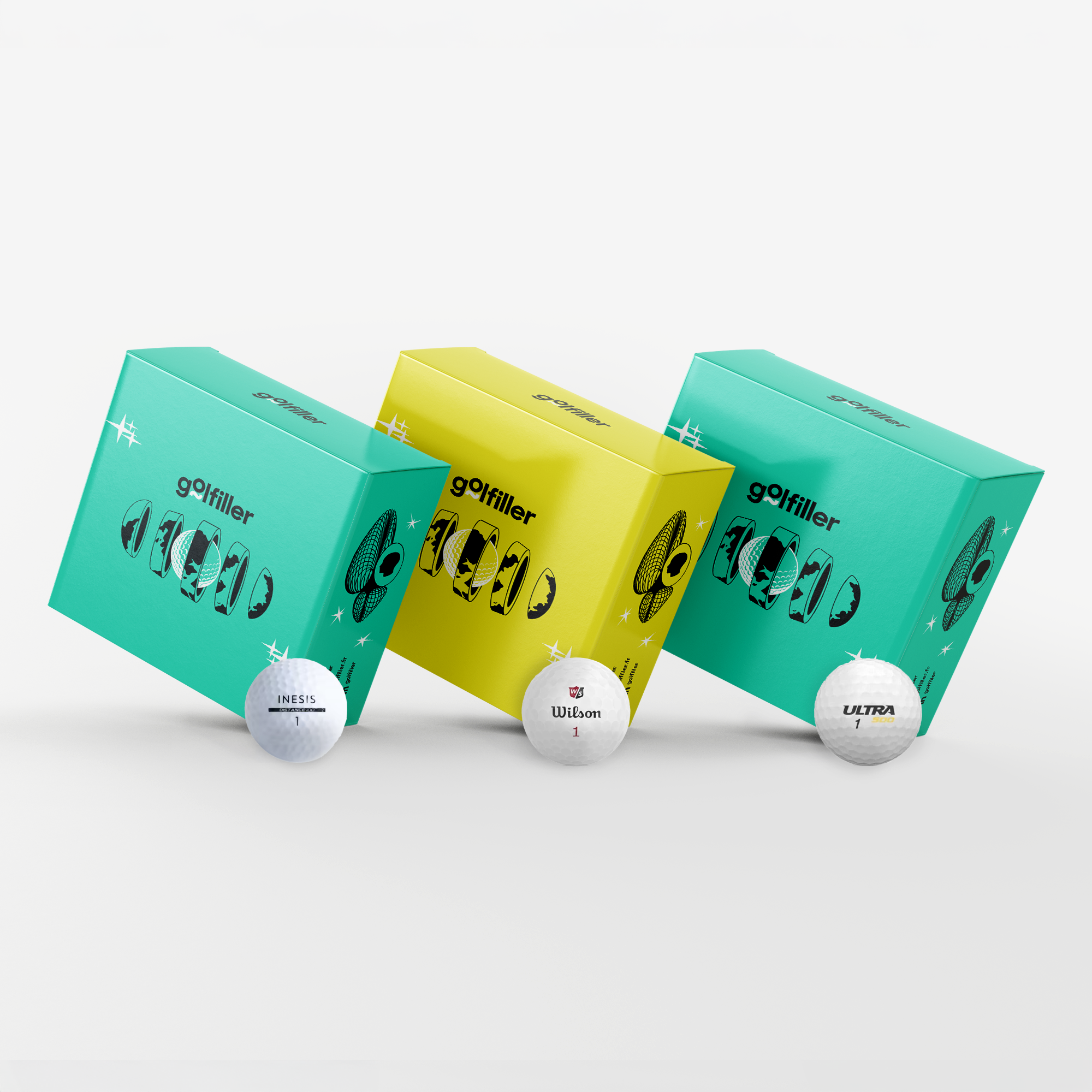 PACK DÉBUTANT - 50 inesis Mix 2A, 50 wilson Mix débutant 3A, 100 ultra 4A