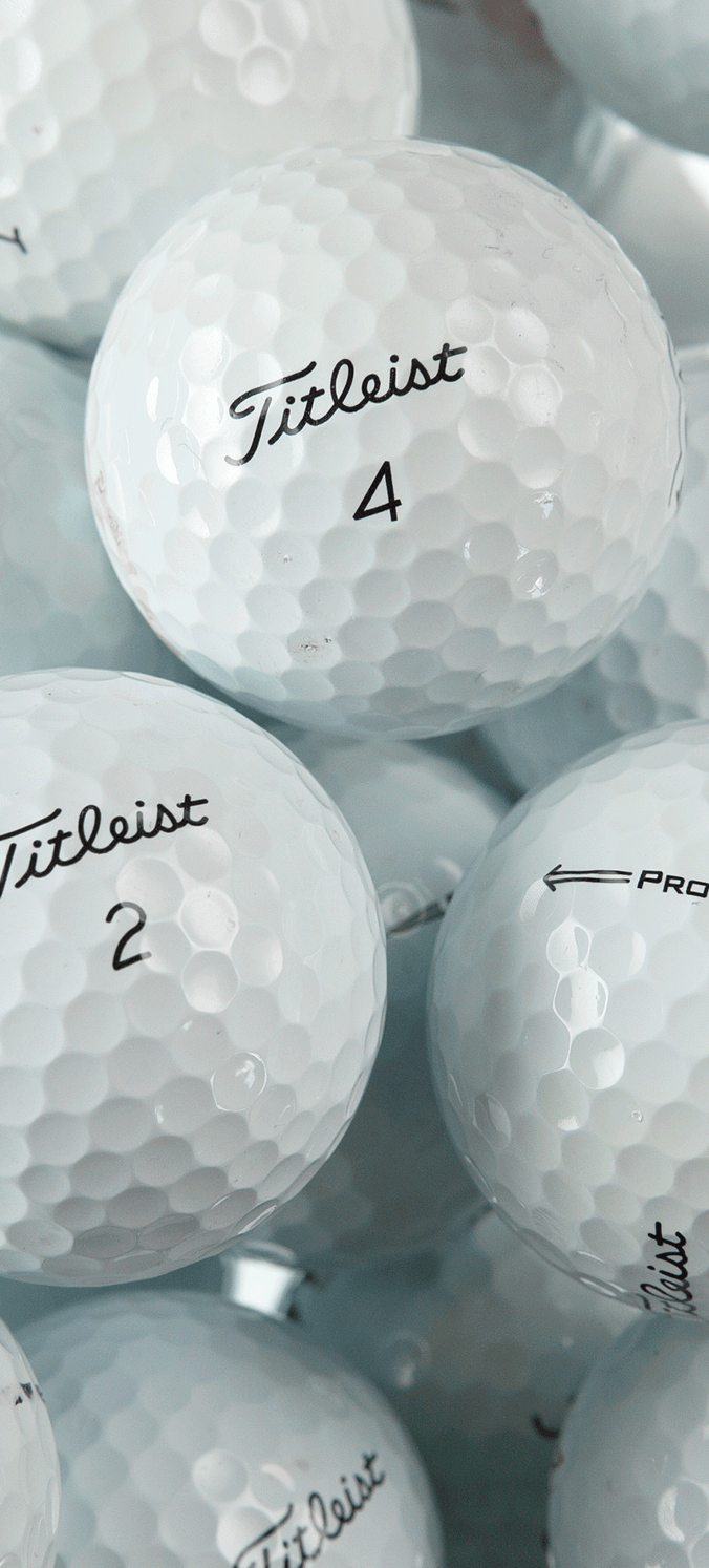 Balles Titleist d'entraînement Pro