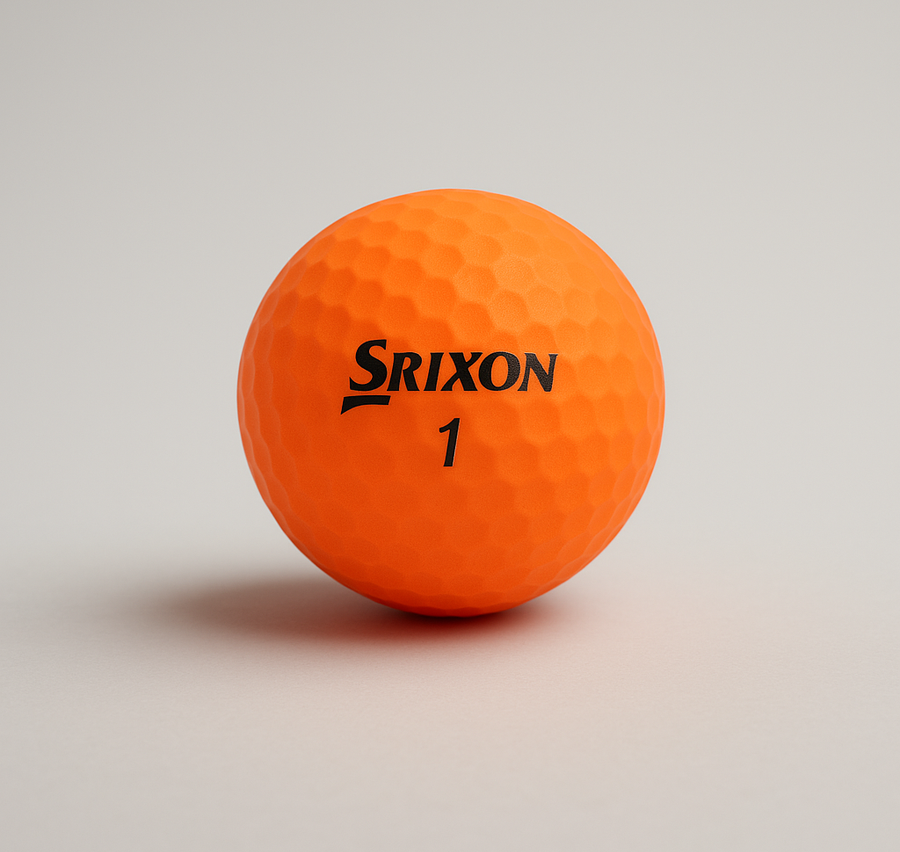 Lot de balles de golf orange fluo - Mix de marques