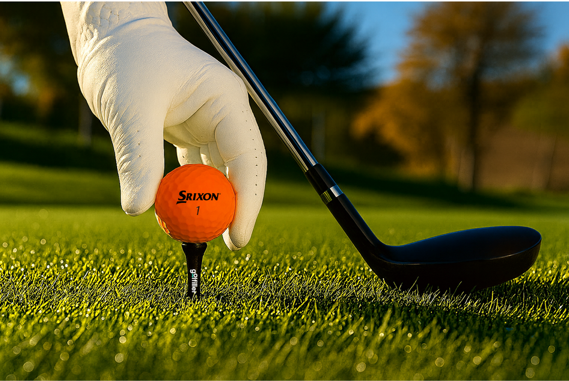 Lot de balles de golf orange fluo - Mix de marques